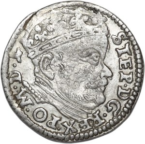 Stefan Batory, trojak 1586, Vilnius