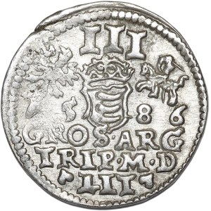 Stefan Batory, trojak 1586, Wilno