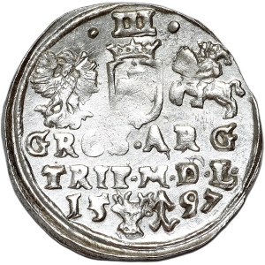 Zygmunt III Waza, trojak 1597, Wilno