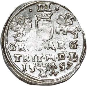 Sigismund III Vasa, trojak 1597, Vilnius