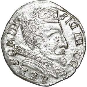 Zygmunt III Waza, trojak 1598, Wilno, Chalecki