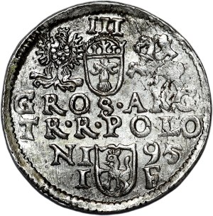 Sigismund III Vasa, trojak 1595, Olkusz