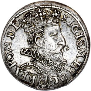 Sigismund III Vasa, trojak 1605, Krakow.