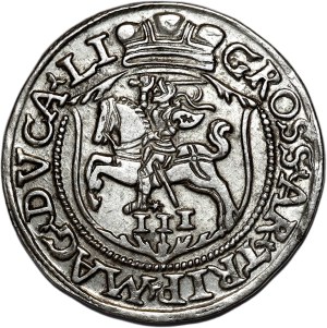 Sigismund II Augustus, trojak 1564, Vilnius LI/LI