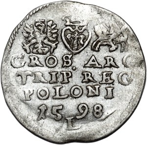Zygmunt III Waza, trojak 1598, Lublin