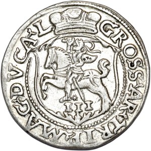 Sigismund II Augustus, trojak 1564, Vilnius, L/L