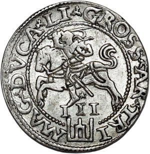 Sigismund II Augustus, trojak 1562, Vilnius