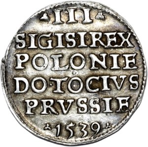 Sigismund I the Old, trojak 1539, Elbląg