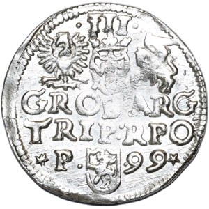 Zygmunt III Waza, trojak 1599, Poznań