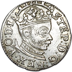 Stefan Batory, trojak 1583, Ryga