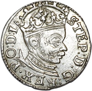 Stefan Batory, trojak 1583, Riga