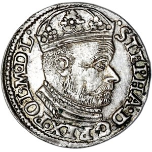 Stefan Batory, trojak 1585, Olkusz