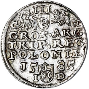 Stefan Batory, trojak 1585, Olkusz