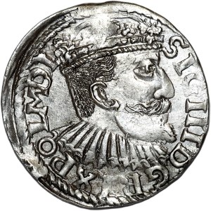 Zygmunt III Waza, trojak 1595, Bydgoszcz