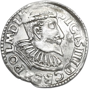 Zygmunt III Waza, trojak 1596, Bydgoszcz