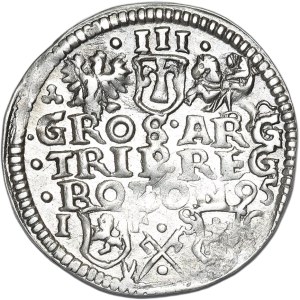 Zygmunt III Waza, trojak 1595, Bydgoszcz
