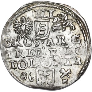 Stefan Batory, trojak 1586, Poznań