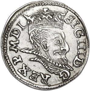 Zygmunt III Waza, trojak 1598, Lublin, bez litery