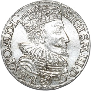 Zygmunt III Waza, trojak 1593, Malbork