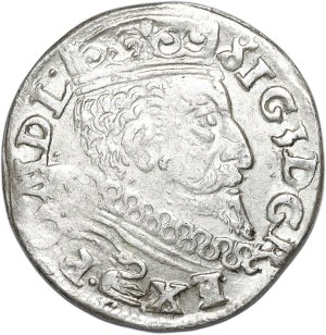 Sigismund III Vasa, trojak 1601, Vilnius, swan