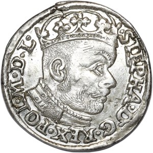 Stefan Batory, trojak 1584, Olkusz, GH