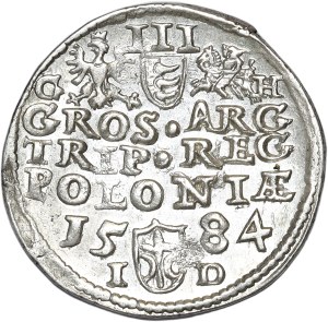 Stefan Batory, trojak 1584, Olkusz, GH