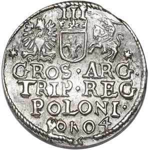 Zygmunt III Waza, trojak 1604, Kraków