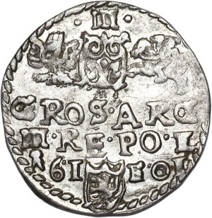 Sigismund III Vasa, trojak 1601, Lublin, date and IF in LINE.