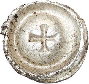 Teutonic Order, brakteat 15th century, Greek cross with split arms