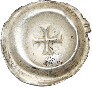 Teutonic Order, brakteat 15th century, Greek cross with split arms