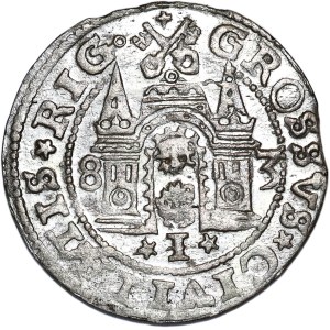 Stefan Batory, grosz 1583, Ryga