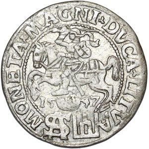 Zygmunt II August, grosz na stopę polską 1547, Wilno