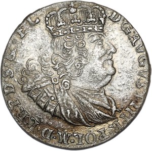 August III Sas, sixpence 1761, Gdansk