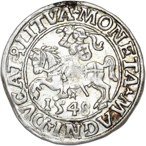 Sigismund II Augustus, half-penny 1548, Vilnius - LI/LITVA