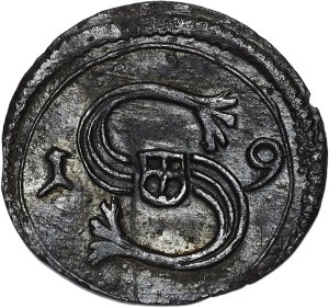 Sigismund III Vasa, denarius 1619, Cracow.
