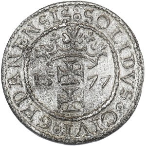 Stefan Batory, szeląg oblężniczy 1577, Gdańsk