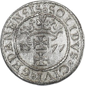 Stefan Batory, siege shilling 1577, Gdańsk