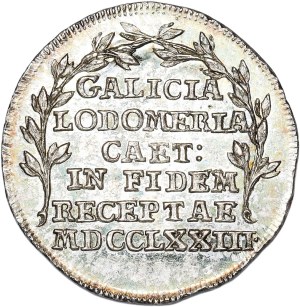 Galicia and Lodomeria, a token of the Annexation to the Austrian Empire 1773