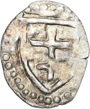 Władysław II Jagiełło, 1/4 grosza (1387-1392), denar, Wilno