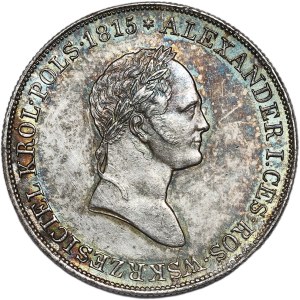Kingdom of Poland, Alexander I, 5 gold 1829 FH