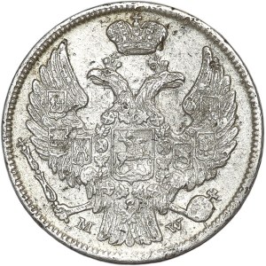 Zabór rosyjski, 15 kopiejek = 1 złoty 1839 MW, Warszawa