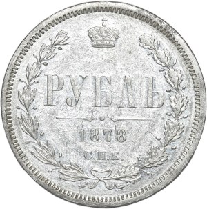 Russia, Alexander II, ruble 1878 СПБ HI, St. Petersburg