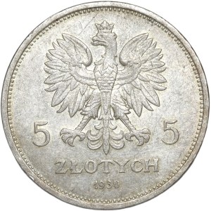 5 złotych 1930, Sztandar