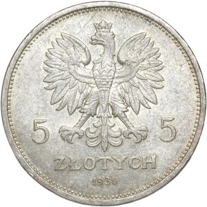 5 gold 1930, Banner