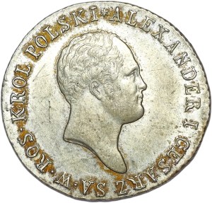 Kingdom of Poland, Alexander I, 5 gold 1818 IB, Warsaw
