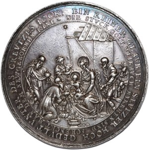 Ladislaus IV Vasa, Religious medal 1635, Gdansk, Dadler
