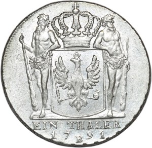 Germany, Prussia, Frederick William II, thaler 1791 B, Breslau