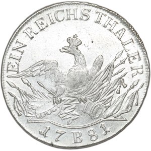 Niemcy, Prusy, Fryderyk II Wielki, talar 1781 B, Wrocław