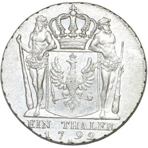 Niemcy, Prusy, Fryderyk Wilhelm II, talar 1792 A, Berlin