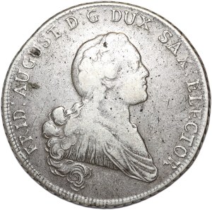 Germany, Saxony, Frederick August III, 1766 EDC thaler, Dresden